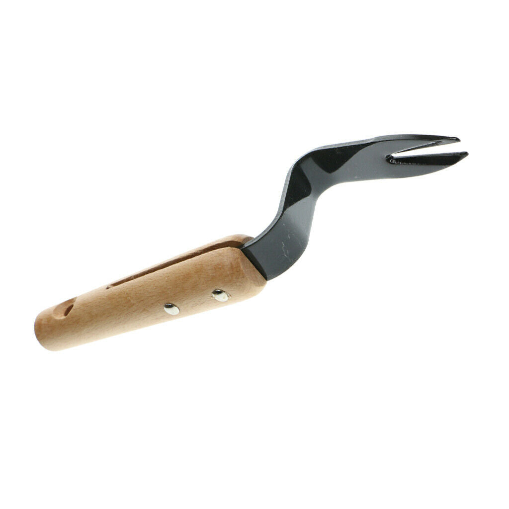 Garden Hand Fork Rake Cultivator Weed Soil Rake Weeding Clear Rock Gardening
