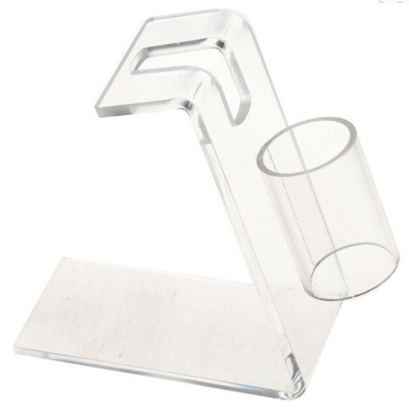 1×Cear Acrylic Tattoo Machine Pen Holder Stand Tattoo Gun Supply Rack Org.l8