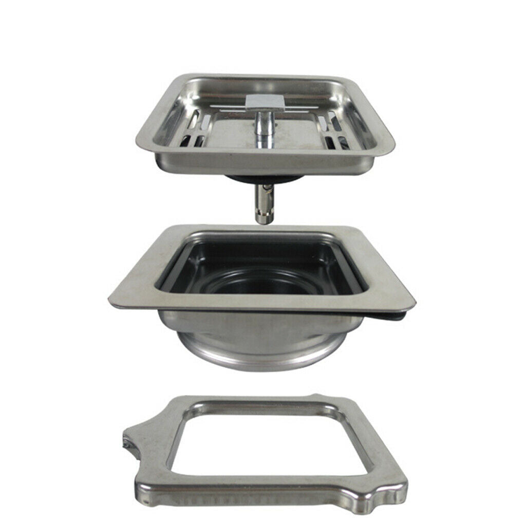 1pc Square Garbage Disposer Basket Food Waste Disposer Adapter Anti-Clogging