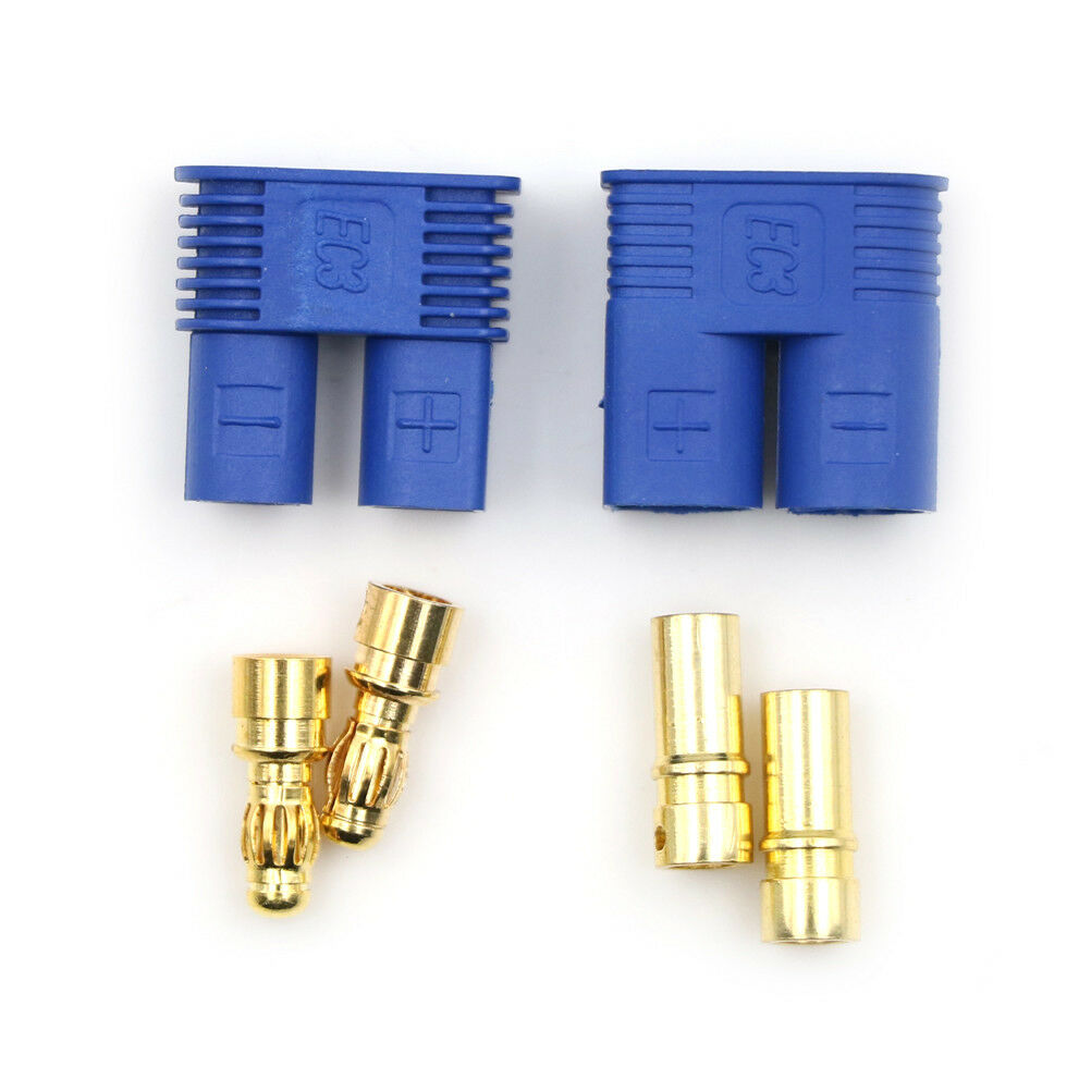 1Set EC3 Banana Plug Male Female Bullet Connector RC ESC Battery Moto.l8