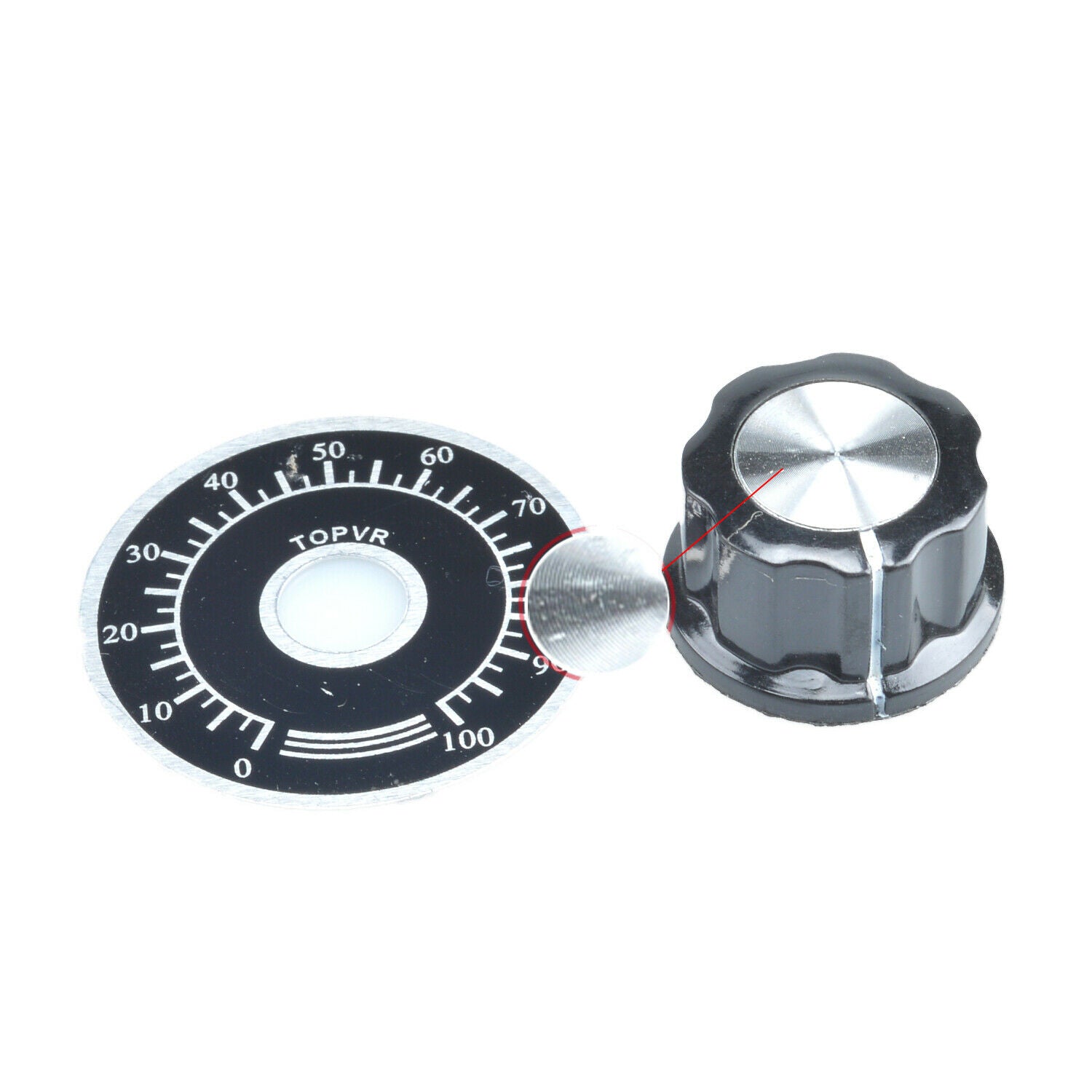 Potentiometer kit digital dial MFA03 knob suitable for WTH118 WX112 RV24YN serie