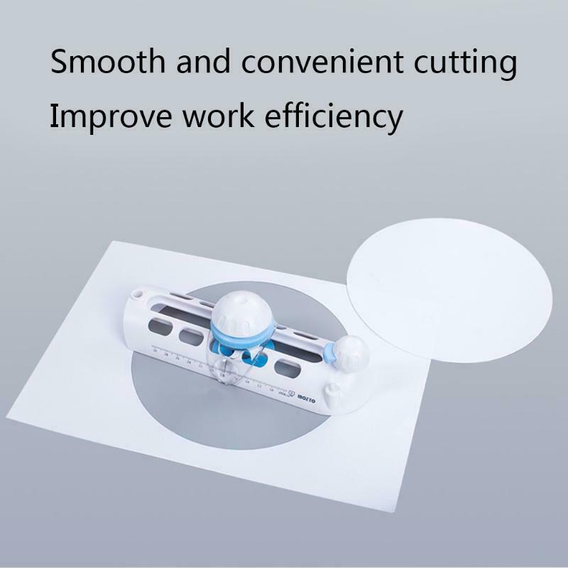 Multifunctional Paper Trimmer Circle Cutter Round Cutting Tool Ideal for Student