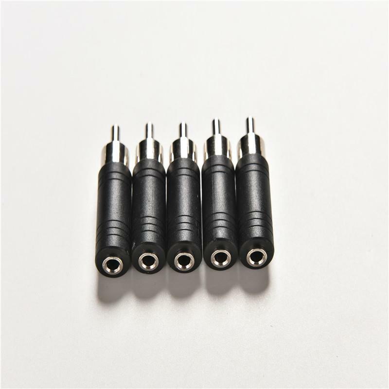 3.5mm Mono Female Jack to Phono RCA Male Plug Audio Adapt Converter Connec.l8