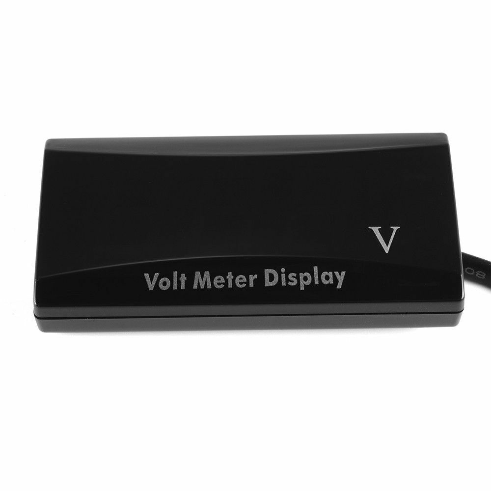 12V Digital LED Display Voltmeter Voltage Gauge Panel Meter Car Motocycle L50