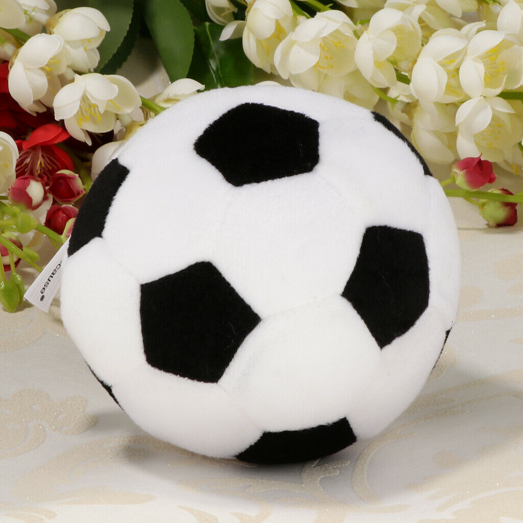 Pack of 2 Soft Stuffed Sport Ball Rugby Football Baby Plush Non-toxic Set