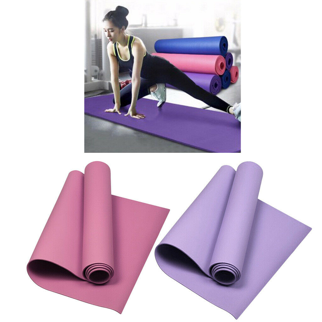 2Pcs EVA Foam Thick Yoga Mat Lightweight Fitness Gym Cushion for Stretching