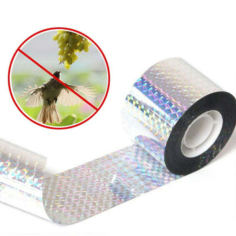 80M Garden Bird Repellent Tape Anti Bird Reflective Deterrent Tape Use_DSDIZ Qx
