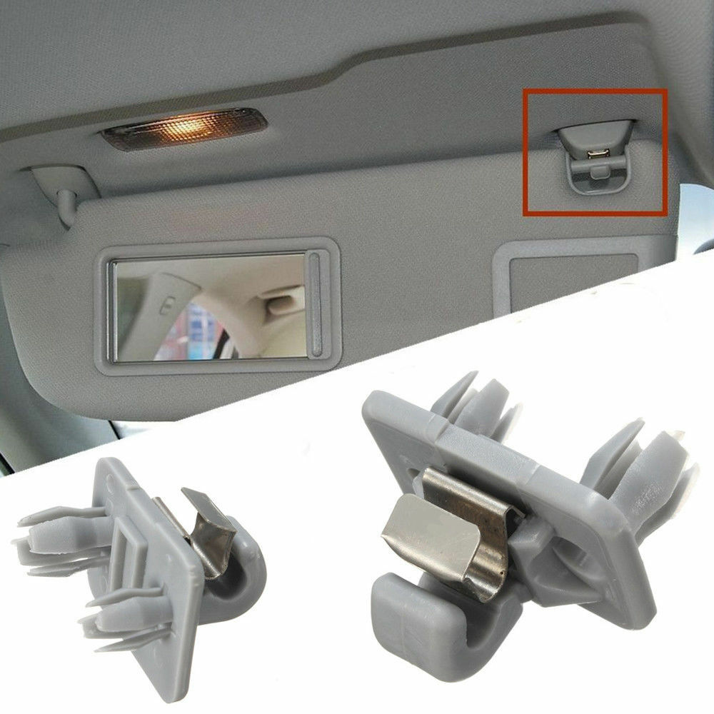 For  A1 A3 A4 A5 Q3 Q5 Q7 Grey Car Interior Sun Visor Hook Clip Brack.l8