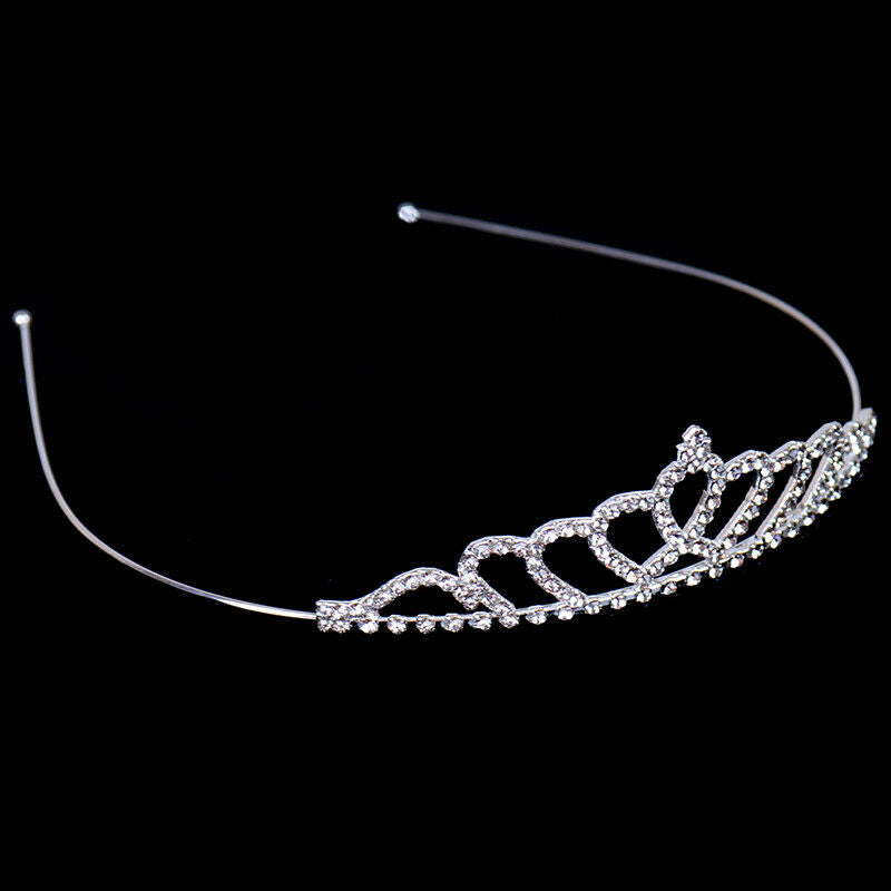 Kids Girls Princess Hairband Party Crown Headband Crystal Hair AccessoriesJCA Lt