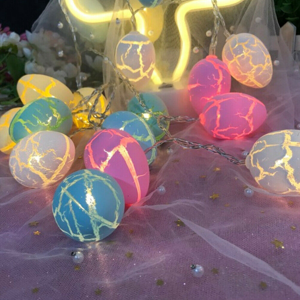 Easter Eggs LED String Lights 3 Meters 20 LED String Lights for Party Decoration
