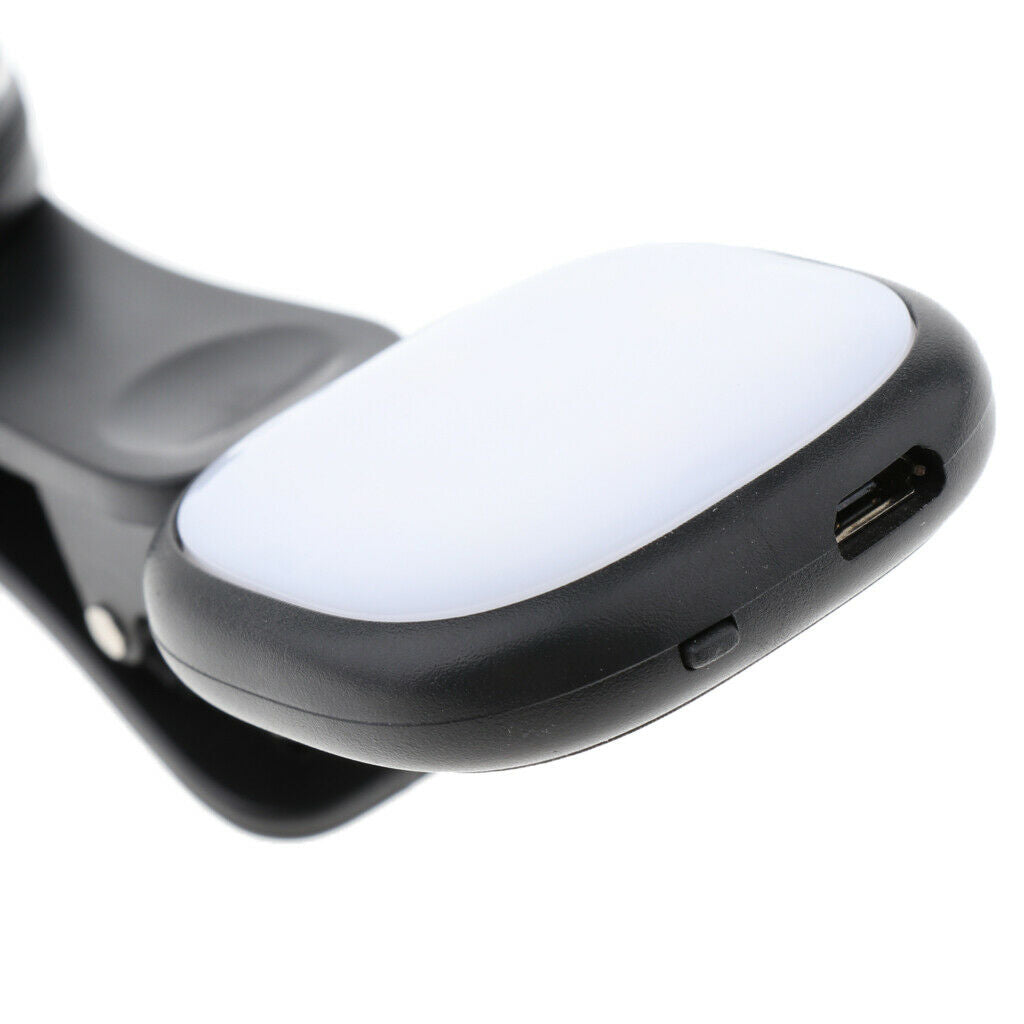 Selfie Ring Light Fill Light with Wide Angle and Macro Lens Kit Black
