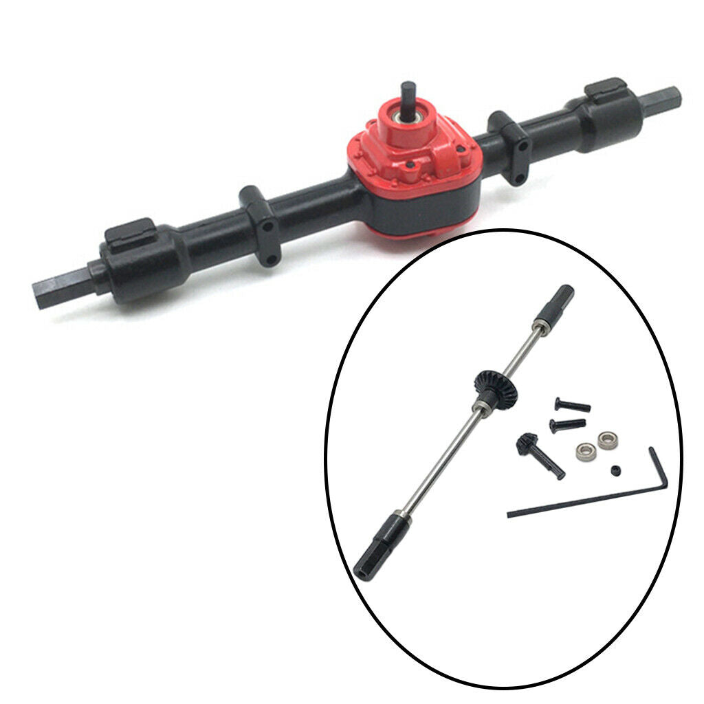 1:12 RC Aluminum Alloy Rear Bridge Axle for MN FJ45 Car Buggy DIY Accs Parts