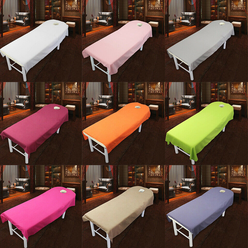 2pcs/pack Spa Massage Table Cover Cosmetic Salon Beauty Care Bed Cloth