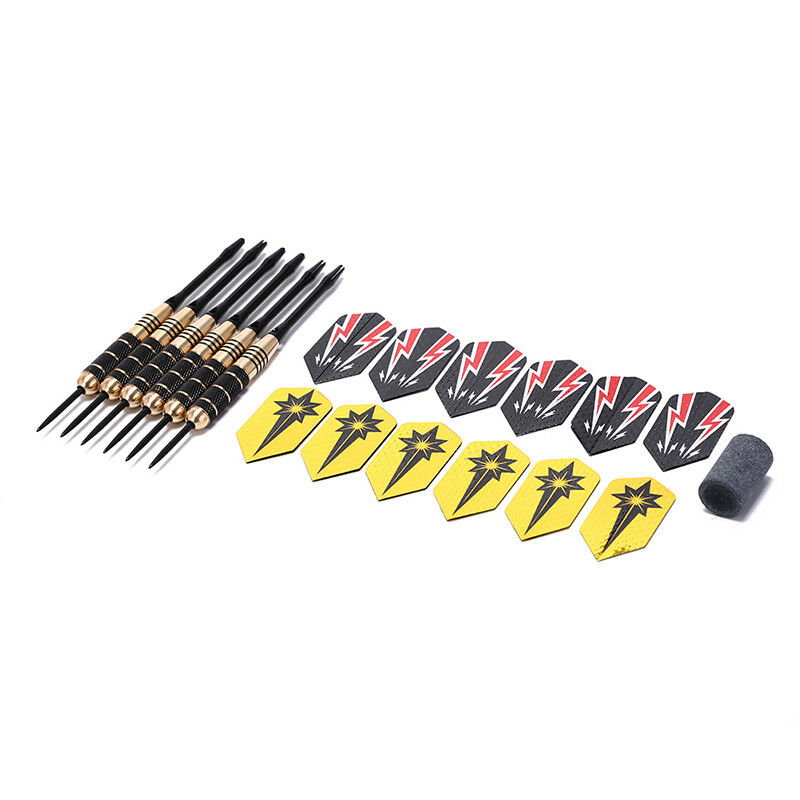 24g professional brass black nickel hard tip dart set with grinding stone DDAU