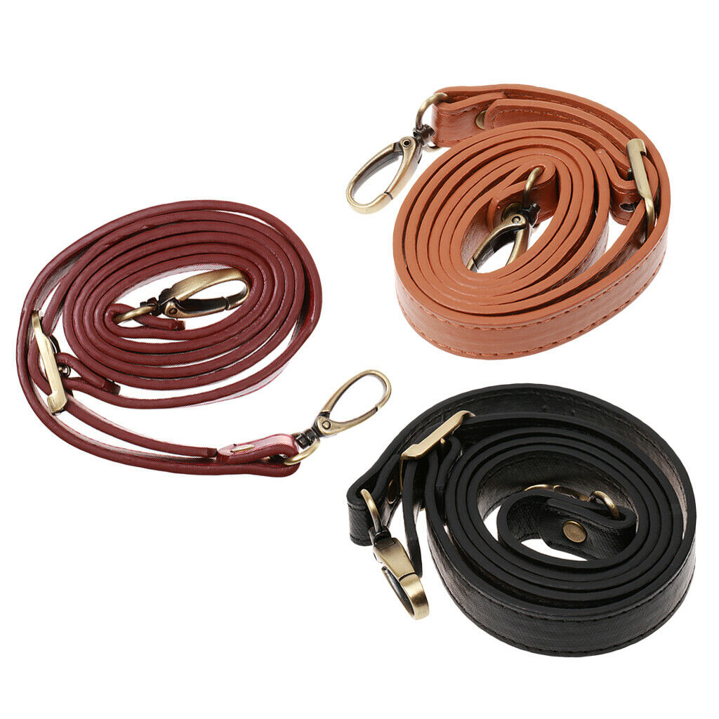 Set of 3 DIY PU Leather Shoulder Straps Carrying Strap Carrying Strap Shoulder