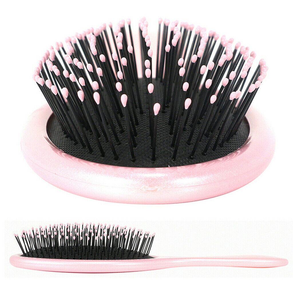 Frizz Free Cushioned Paddle Brush Detangling Air Cushion Hairbrush Comb Blue