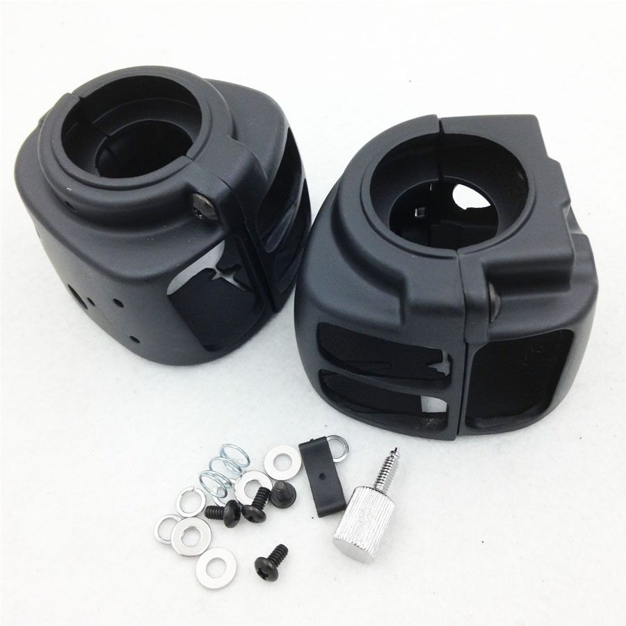 Switch Housings Cover For 2009 later Dyna Sportsters Softail V-Rod Black