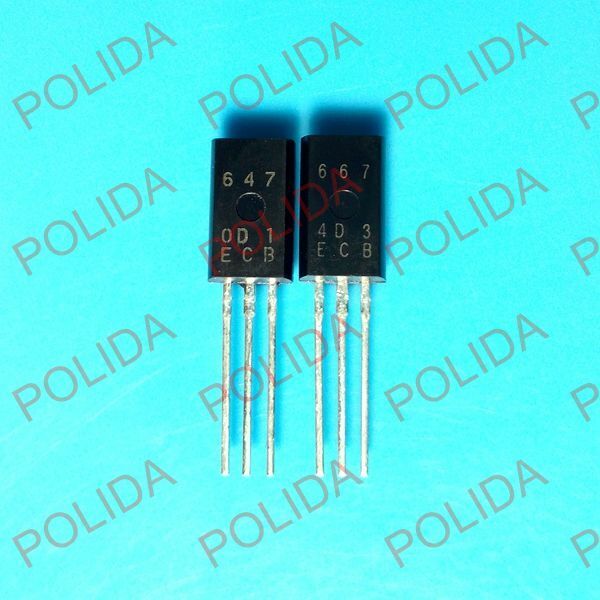 5pairs OR 10PCS TO-92MOD HIT647/HIT667 HIT647-EQ/HIT667-EQ 2SB647/2SD667 647/667