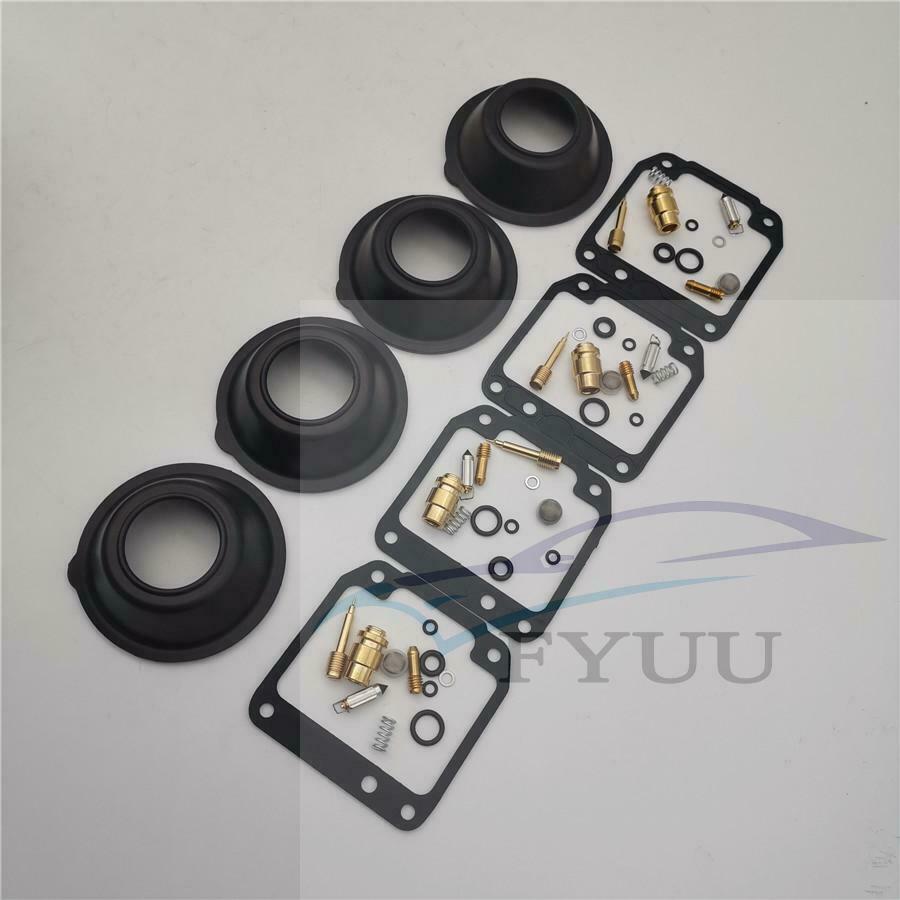 4set Carburetor Rebuild kit diaphragm Vacuum for YAMAHA XJ550 81-83 XJ 550