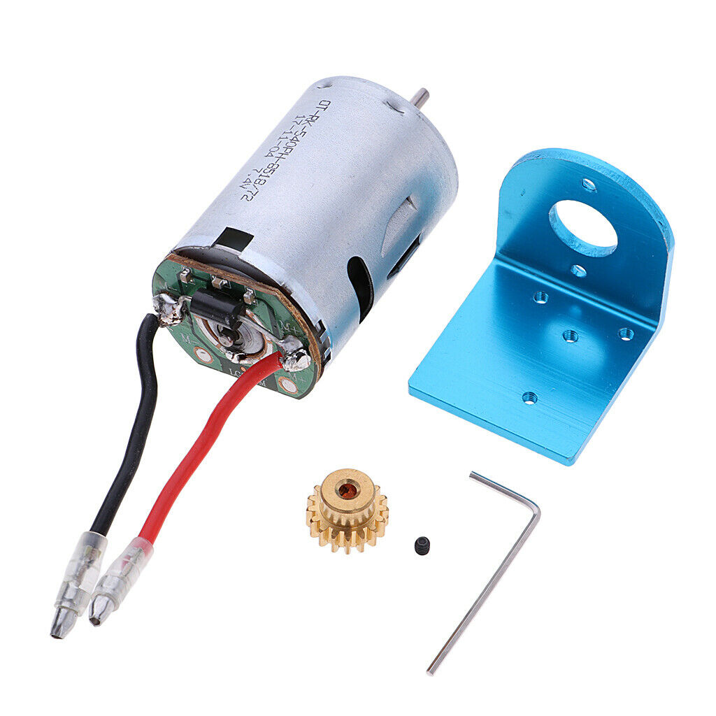 Motor + 17T Gear + Motor Seat 12428-0121 + 0088 + 0056 for 1:12 Wltoys 12428