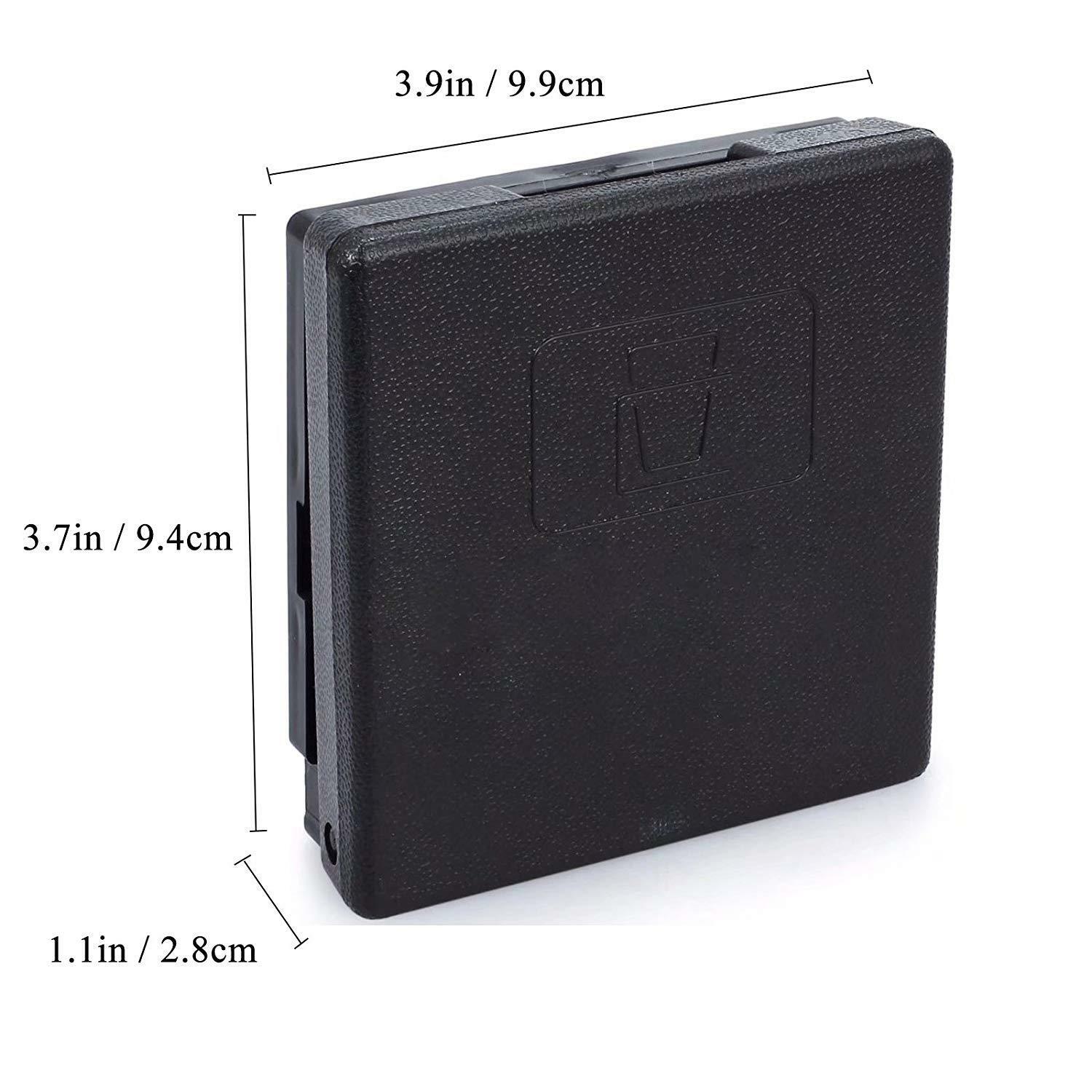 1 Pair Vertical Style Screw in Home Wall Folding Flat 75mm Cup Holder Save Space