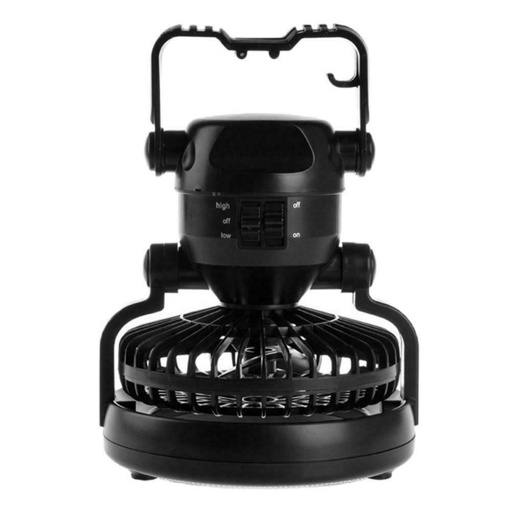 Tent Fan Light LED Camping Hiking Travel Equipment Outdoor Portable Ceiling Lamp