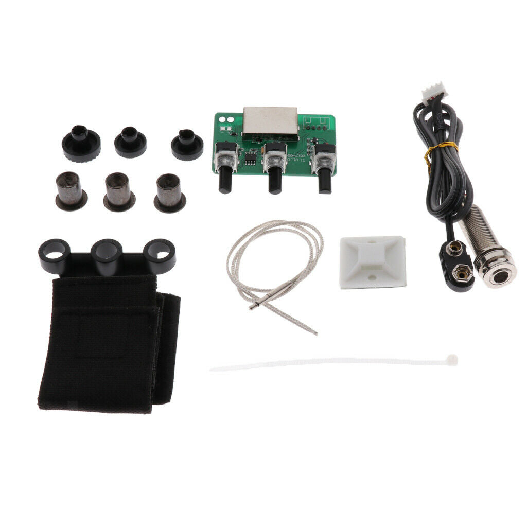 Acoustic Classical Guitar Preamp Piezo Pickup with 6.35mm Endpin Output Jack