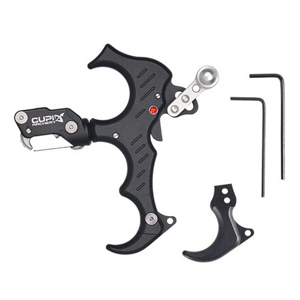 Compound Archery Bow Release Aids 3/4 Finger Grip Thumb Caliper   Tool