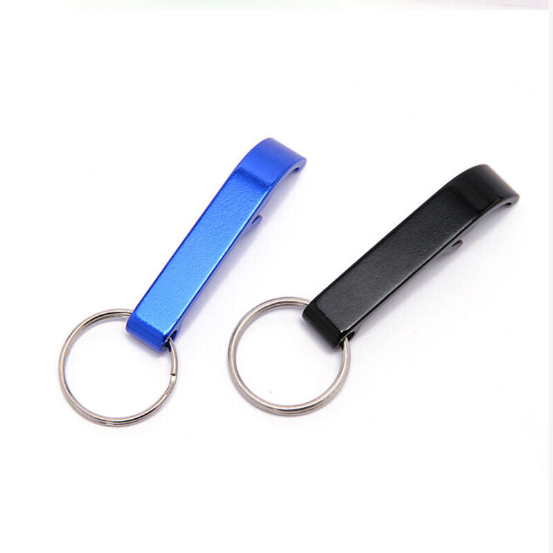 3x Beer Bottle Opener Claw Bar Beverage Keychain Ring Random Color DD