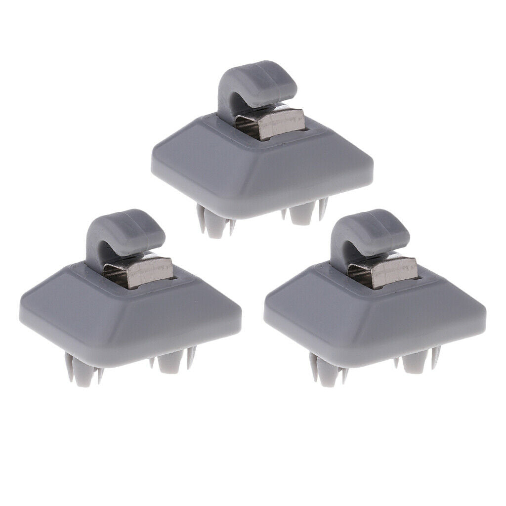 3pcs Sun Visor Clip Hook Retaining Clip For Audi A4L Q5 A5 Q3 12-17 A6L