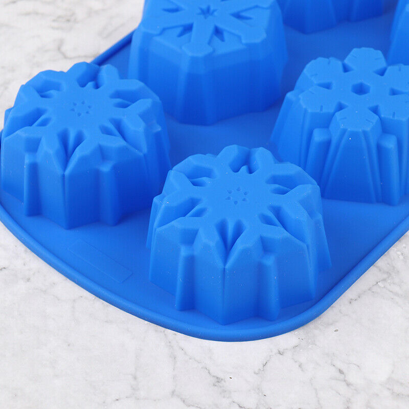 snowflake silicone mold christmas snowflake silicone soap mold cake mo.l8