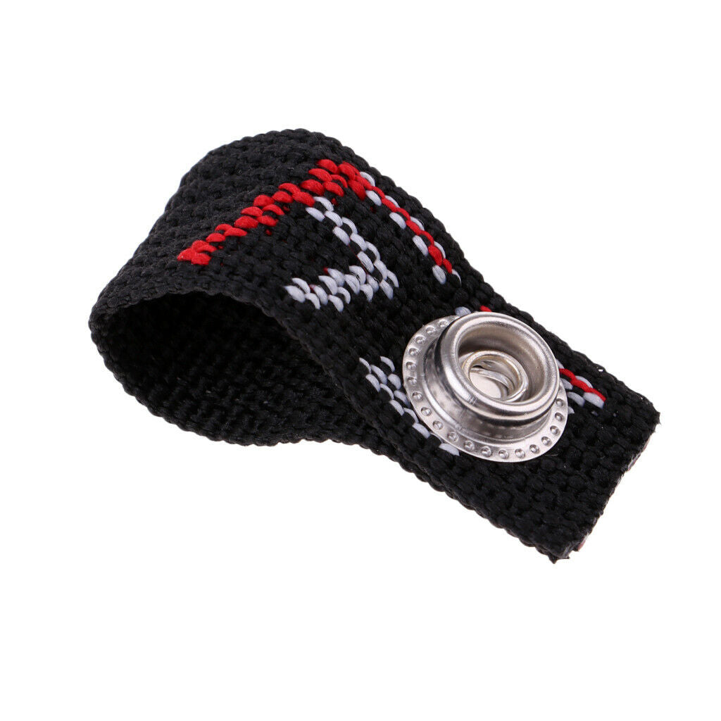 5 Count Durable Black Nylon Ice Hockey Helmet Replacement Chin Straps Loops
