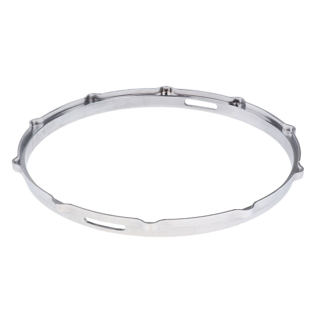2pcs 14'' Aluminum Alloy Drum Plating Hoop Ring Rim Percussion Parts Accs