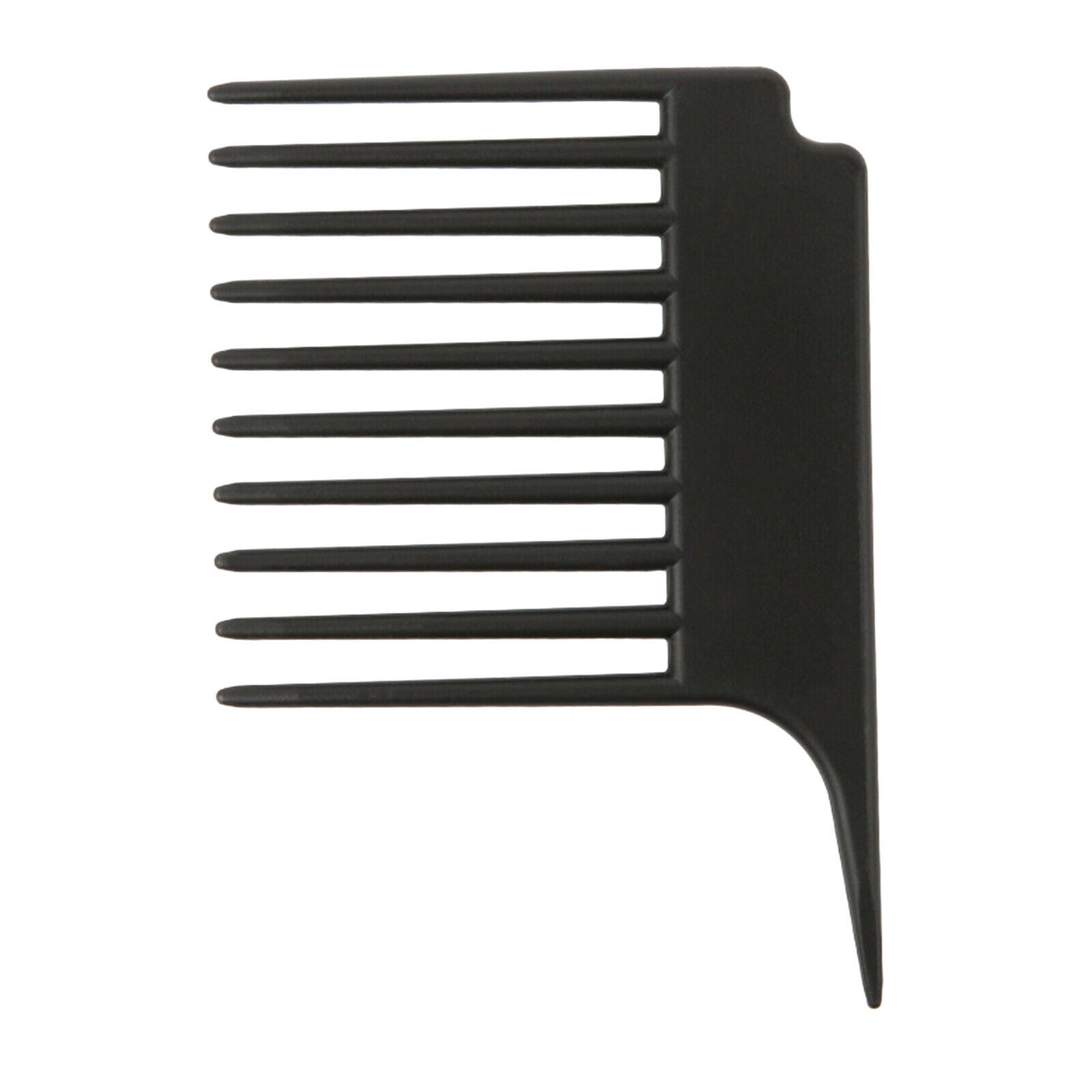 Pocket Male Oil Head Styling Hair Beard Comb Hairdresser Wide Tooth Black