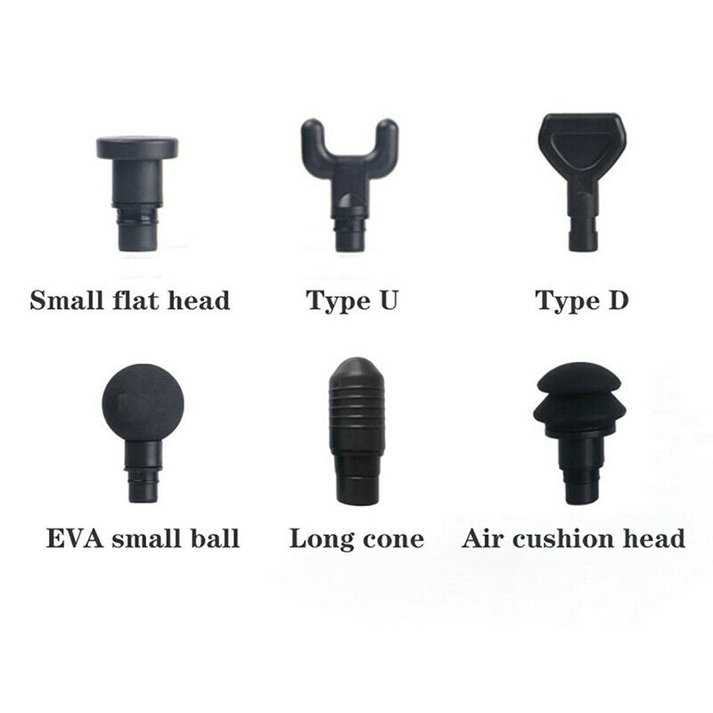 19mm Caliber Body Relaxation Fascia Massager Gun Replacement Head Set Access DF