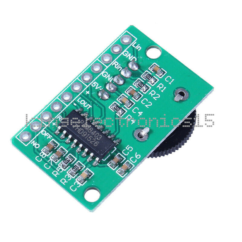 DC 2-5.5V 2*3W Dual Channel Digital Audio Sound Board Amplifier Volume Control