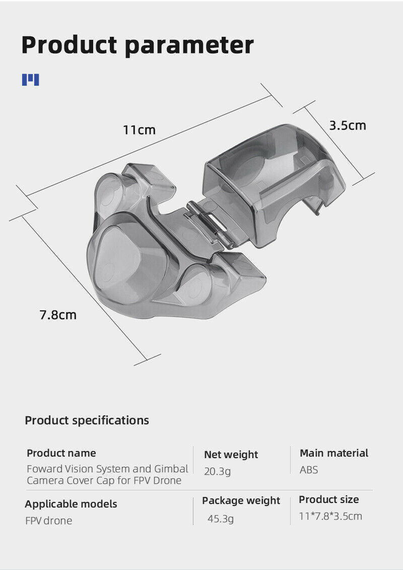 Camera Visual Obstacle Avoidance Perception Protective Cover For DJI FPV drone