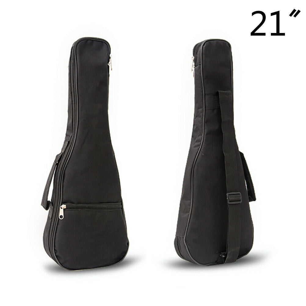 21 inch Ukulele Waterproof Guitar Cover Gig Bag Soft Case Light Gear -BlackJDD