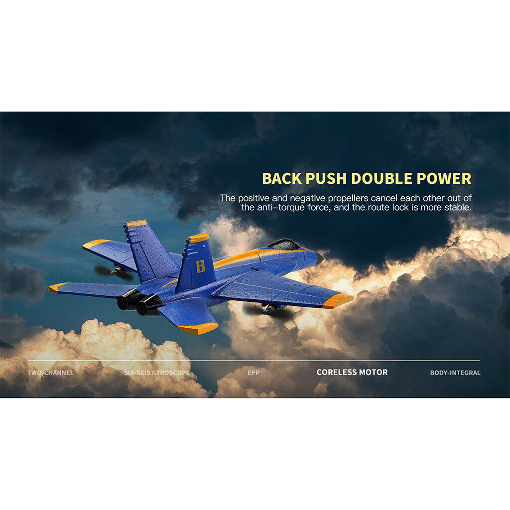 2.4G F-18 Fighter EPP RC Plane Glider Airplane Ready to Fly RC Aircraft Toys