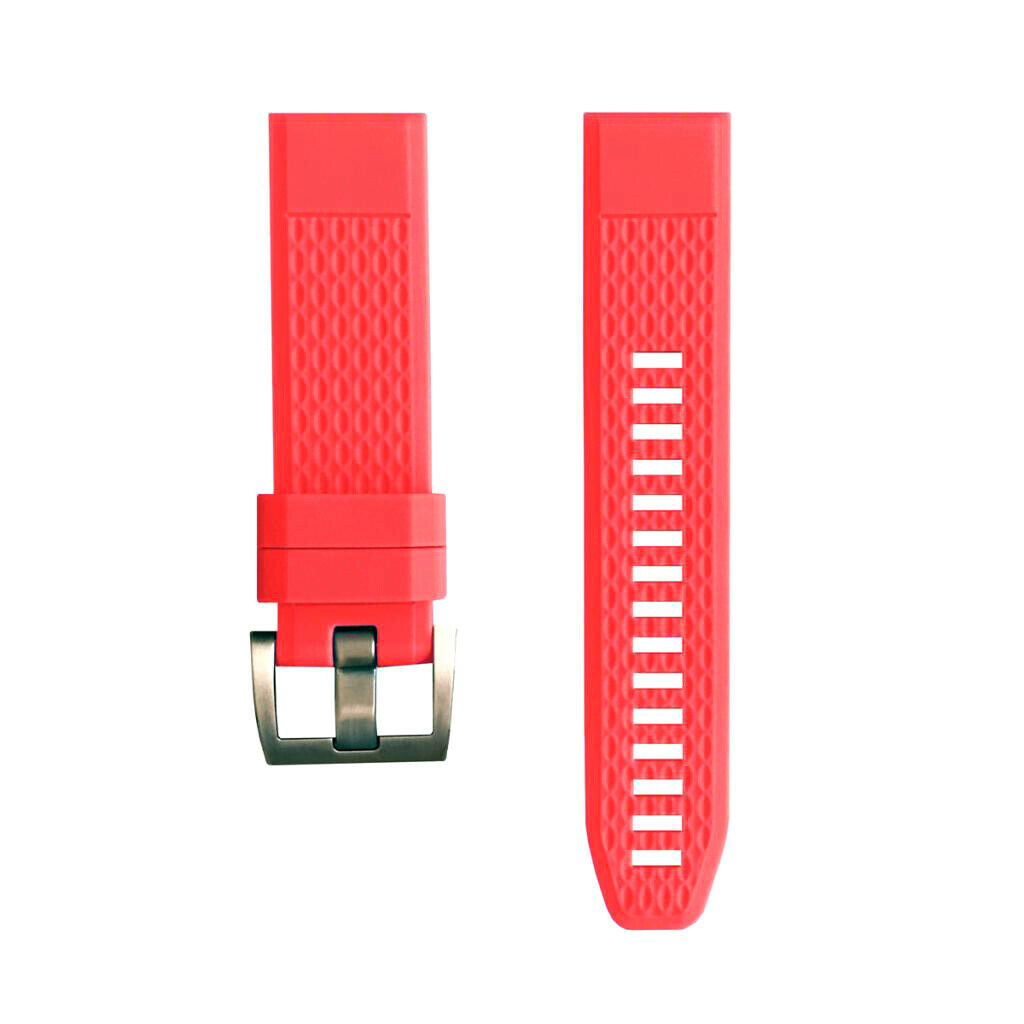 For   fenix 5S Sports Replacement Silicone Wrist Watch Band Strap Red
