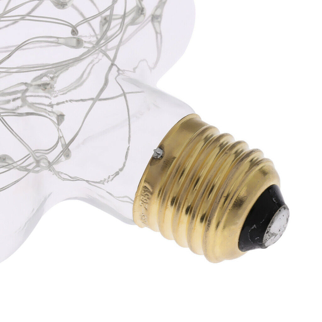 E27 Retro Edison Bulb Lightbulb Tungsten Filament Lamp Ornament Heart
