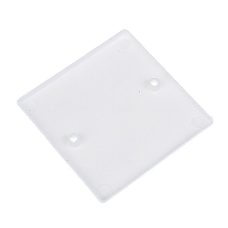 10pcs 86 Type Single Gang Blanking Plate Light Switch Wall Socket Cover WhiteDD