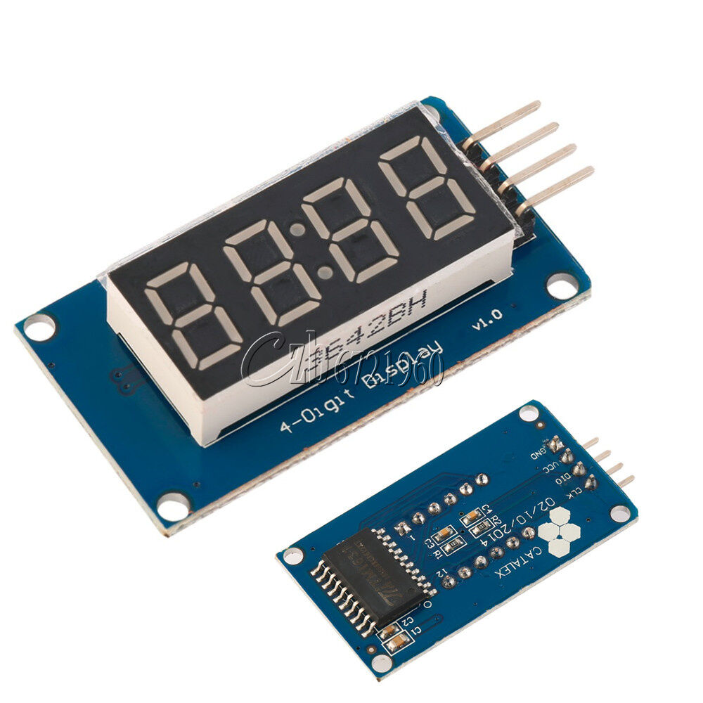 4 Bits TM1637 Digital Tube LED Clock Display Module For Arduino Due UNO 2560  R3