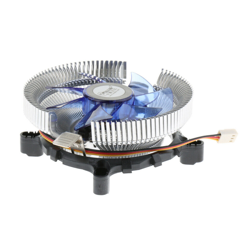Universal Computer CPU Cooler Heatsink 112*110*57mm Fan w/ LED Radiator for