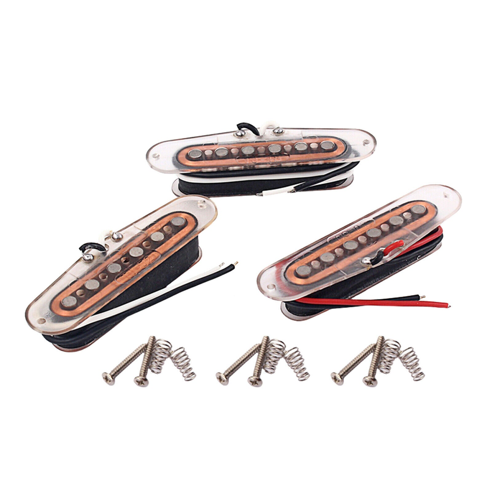 3x Classical Prewired Loaded SSS Pickguard Alnico V Pickups for ST Style Guitars
