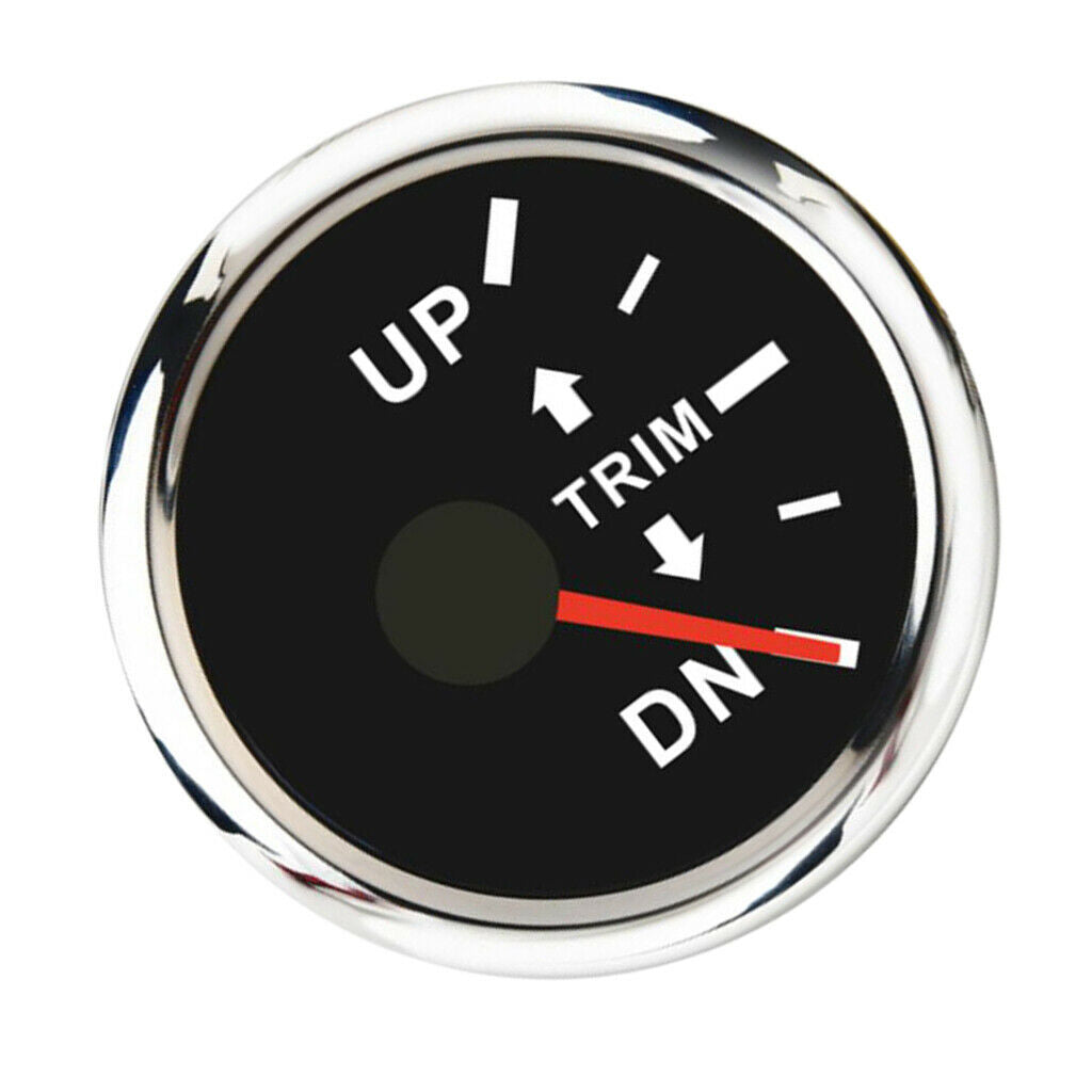 Auto Meter Trim Gauge, Waterproof Anti-fog Boat Marine Trim Tilt Gauge - Right