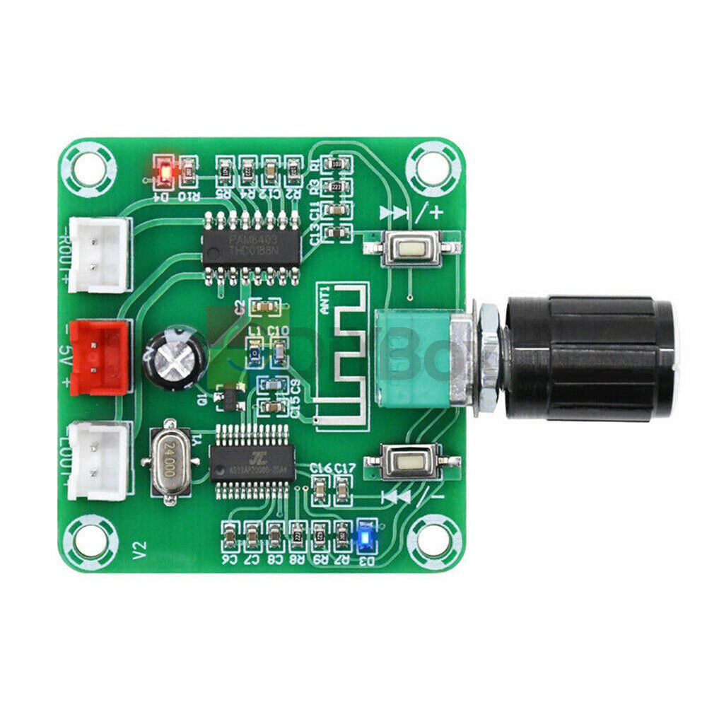 PAM8403 Bluetooth 5.0 HD Power 2*5W Wireless Dual Channel Stereo Amplifier Board
