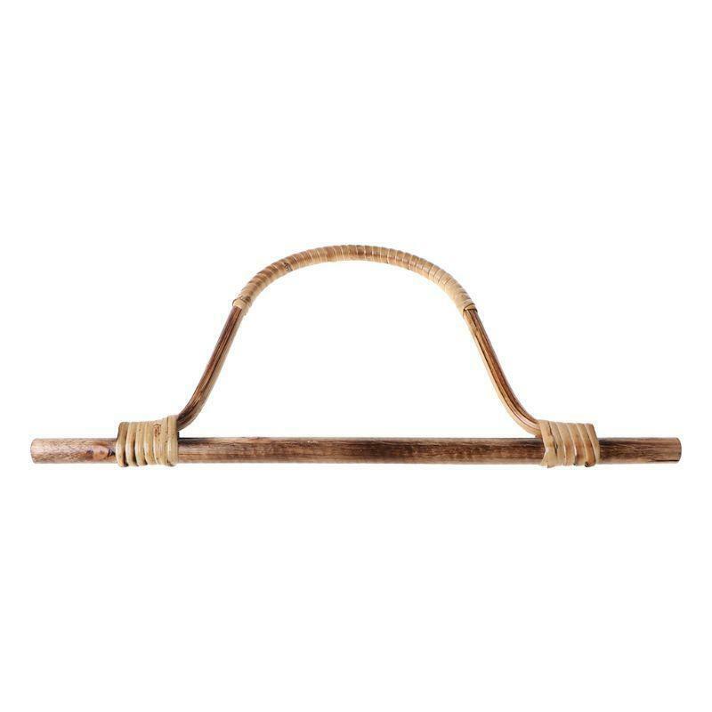 Bamboo Rattan Purse Hanger Bag Handle DIY Handbag Replacement Accessories