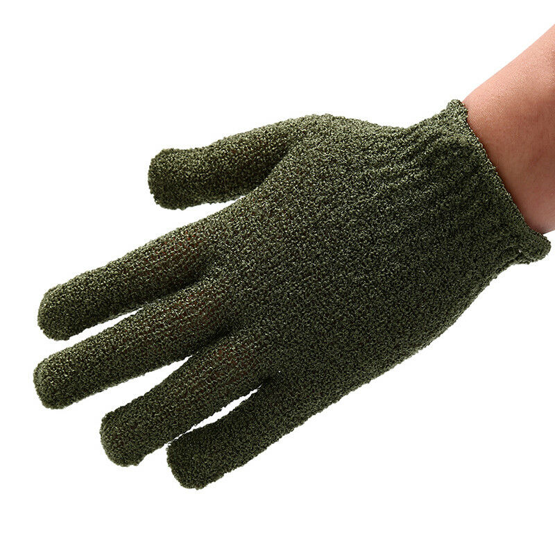 1pc shower exfoliating body scrub glove dead skin removal massage bath mit.l8