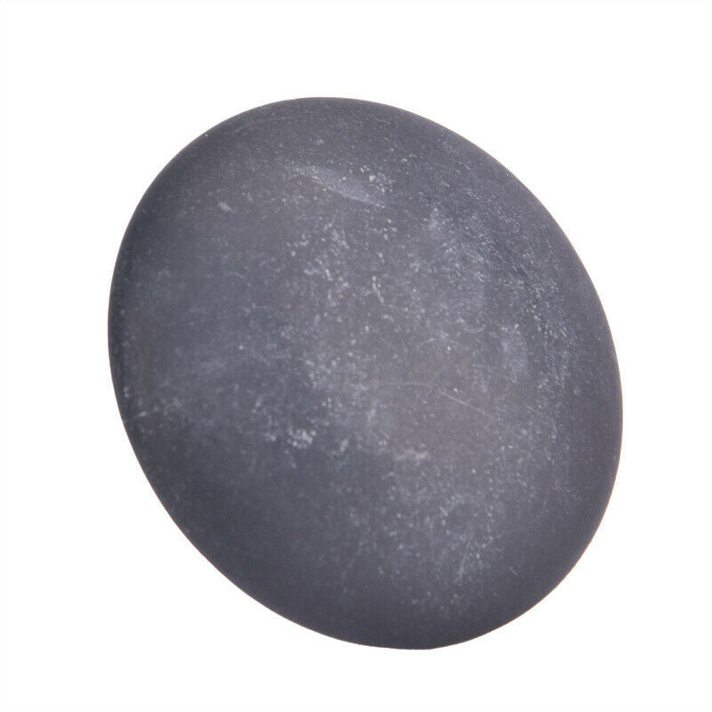 2pcs Black Basalt Stone Essential Oil Massage Mushroom Shape Spa Energy Ston_DF